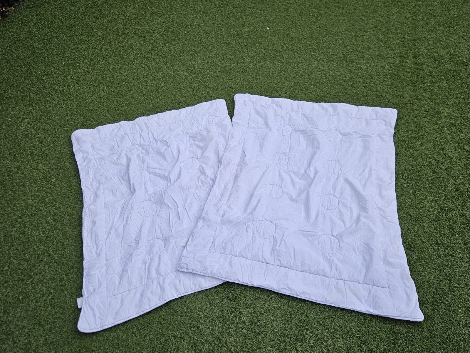 2x Dekbed peuterbed 120x150cm, Ophalen, Gebruikt, Overige maten, Wit