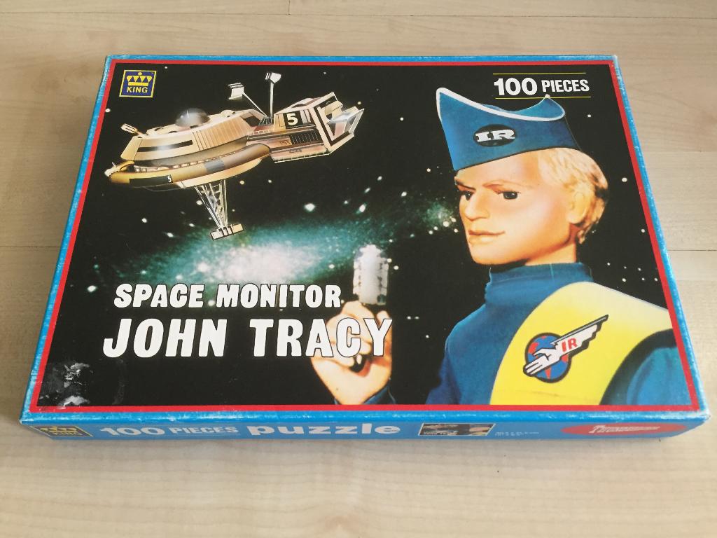 Vintage King Puzzel Thunderbirds Space Monitor John Tracy, Ophalen of Verzenden, Minder dan 500 stukjes, Gebruikt, Legpuzzel