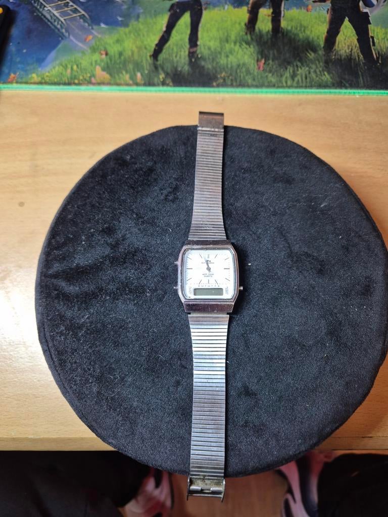 Vintage Commodoor Quartz Polshorloge - Staal, Ophalen of Verzenden