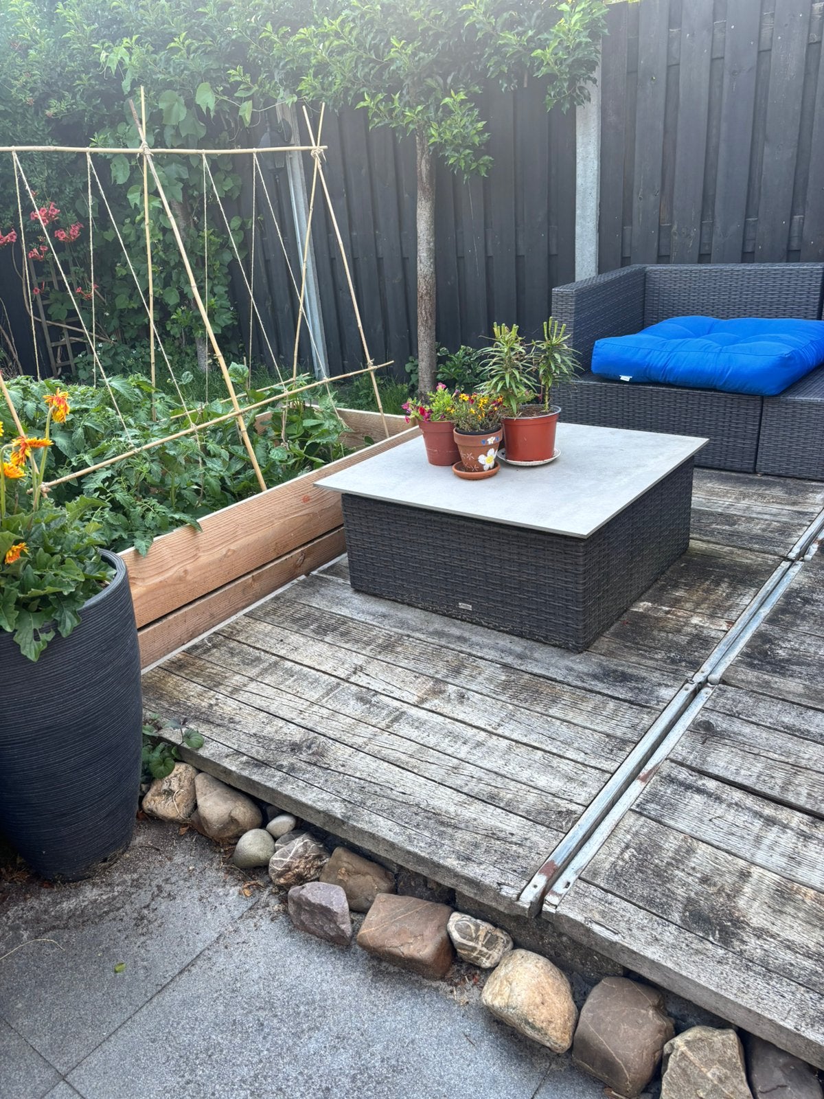 Steenschotten 75x120 cm, Tuin en Terras, Ophalen, Gebruikt, Hout