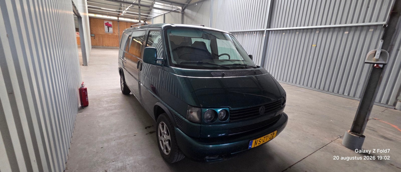 Volkswagen Transporter T4, Benzine dubbele cabine youngtimer, Voorwielaandrijving, Stof, Overige carrosserieën, 700 kg