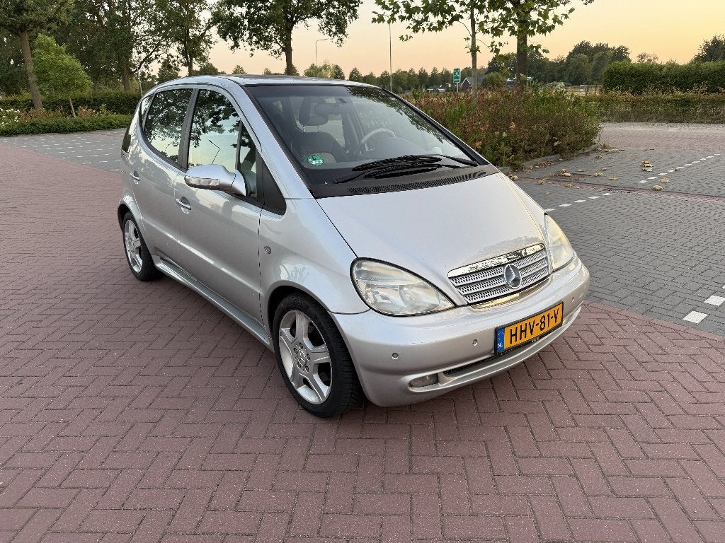 Mercedes A210 Lang, Automaat, AMG, Full Options , Prins-LPG, Auto's, Mercedes-Benz, Zwart, 4 cilinders, Automatische klimaatregeling