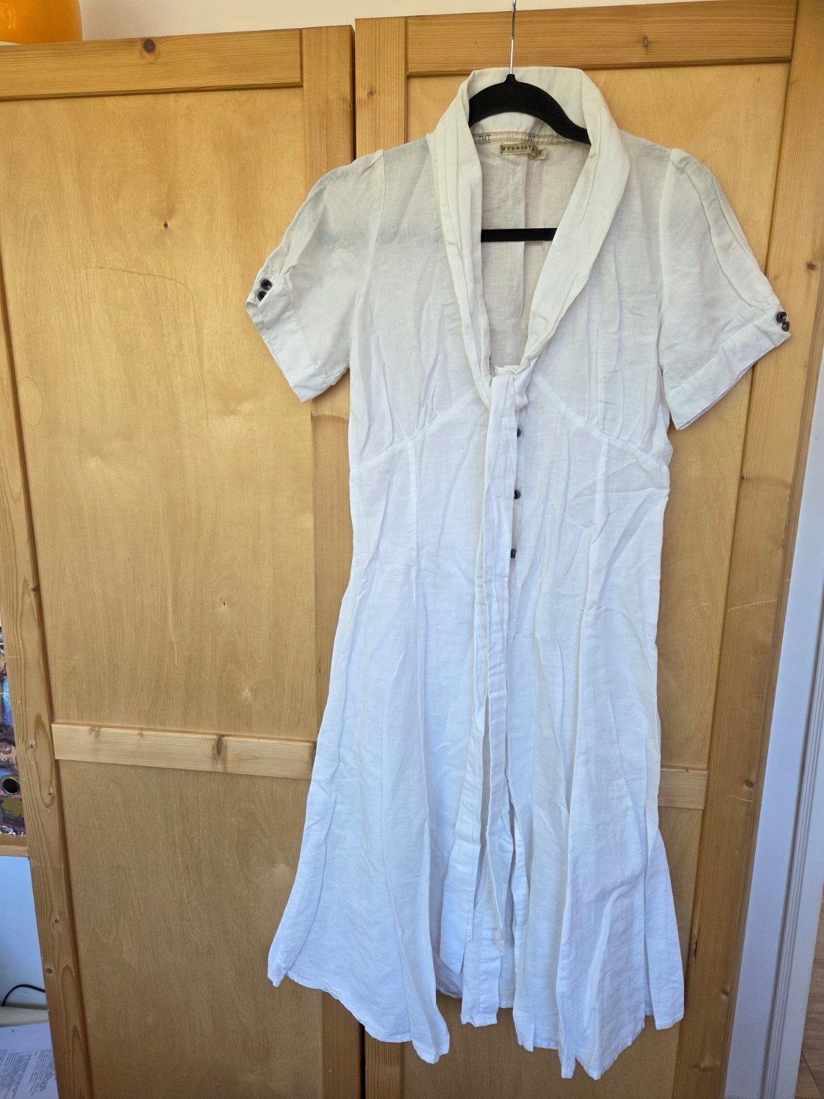 Tramontana witte linnen jurk maat S, Kleding | Dames, Tramontana, Wit, Ophalen of Verzenden, Zo goed als nieuw