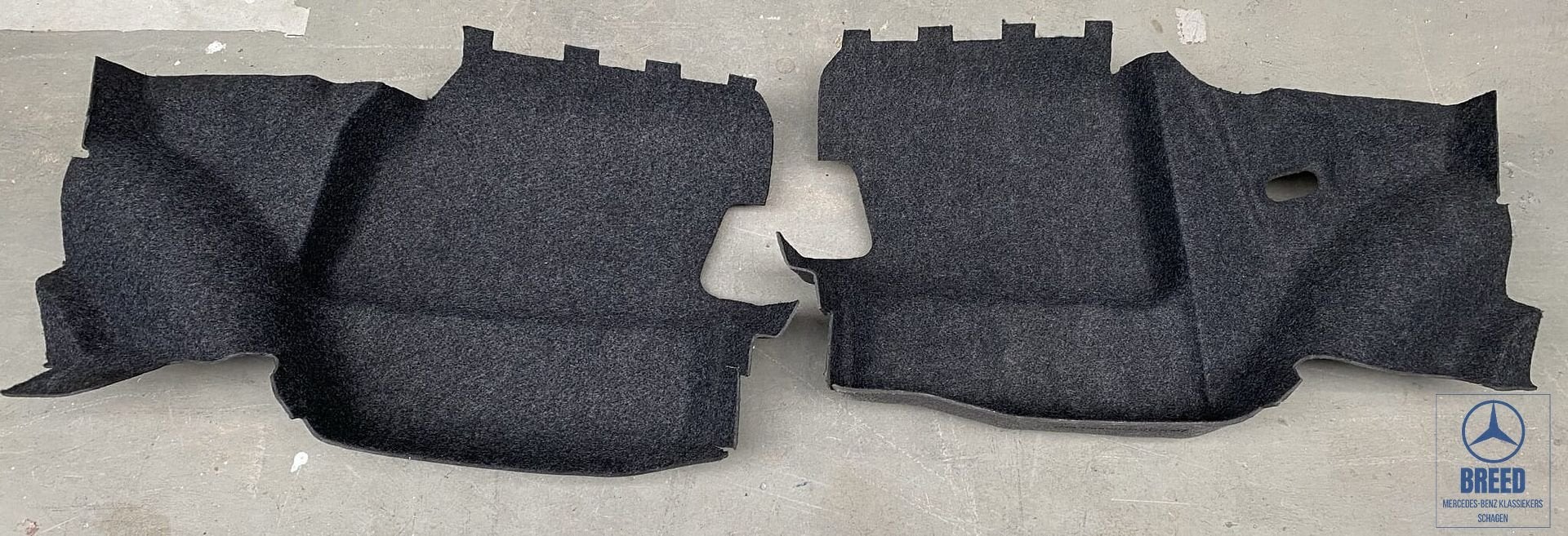 NOS set zijbekleding kofferbak L+R voor Mercedes-Benz W126, Ophalen, -, Nieuw, -