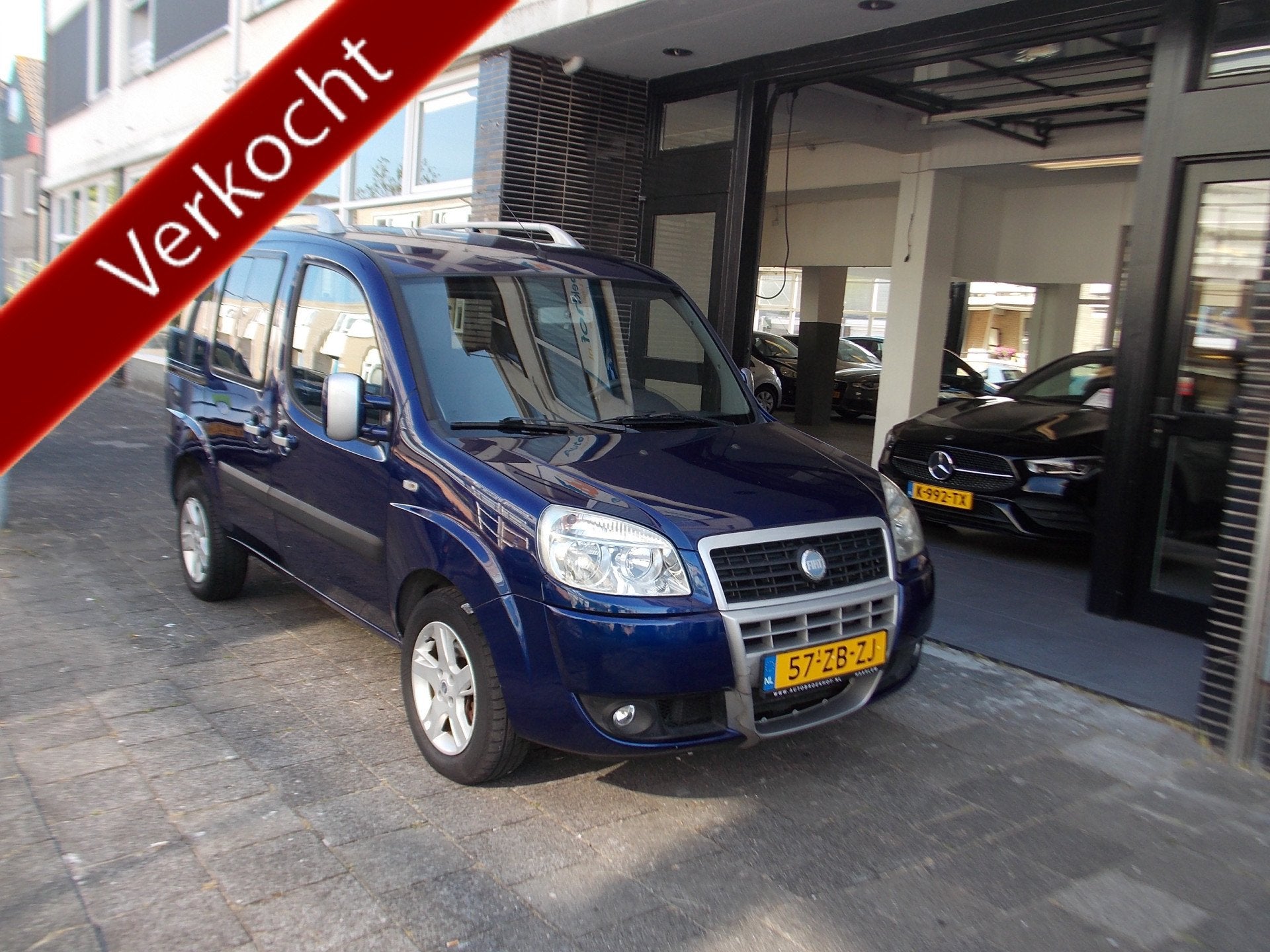 Fiat Doblò 1.4 Malibu IJSKOUDE AIRCO 2 SCHUIFDEUREN, Auto's, Fiat, Voorwielaandrijving, Gebruikt, Doblo, 4 cilinders