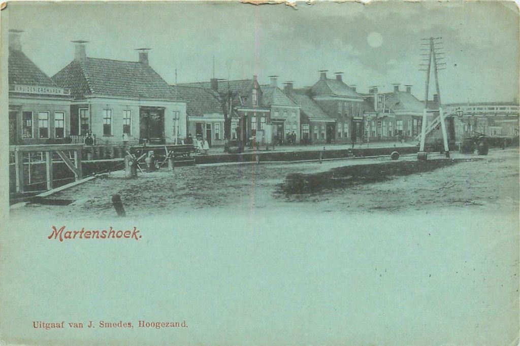 378-390-023 Martenshoek, Verzamelen, Ansichtkaarten | Nederland, Verzenden, Voor 1920, Groningen