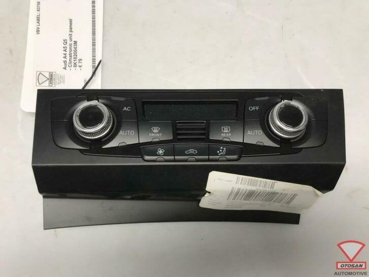 audi a4 a5 q5 climatronic unit paneel 8k1820043m, Gebruikt, AUDI AG, Auto-Union-Strasse 1
85045  Ingolstadt, DE, Kundenbetreuung@audi.de