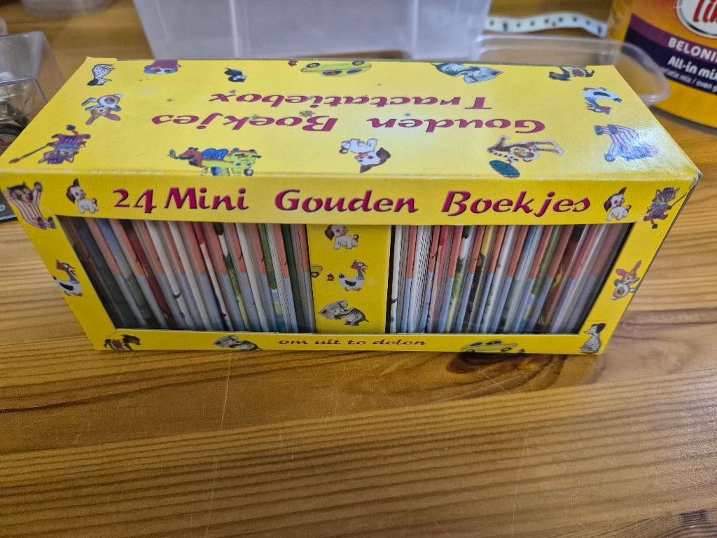 Gouden Mini Boekjes in Doos  2 x 12, Boeken, Diverse, Fictie algemeen, Nieuw, Ophalen of Verzenden