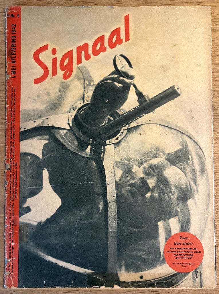 Signaal 9 - 1942 - Tijdschrift, Ophalen of Verzenden, Algemeen, Tweede Wereldoorlog, Gelezen