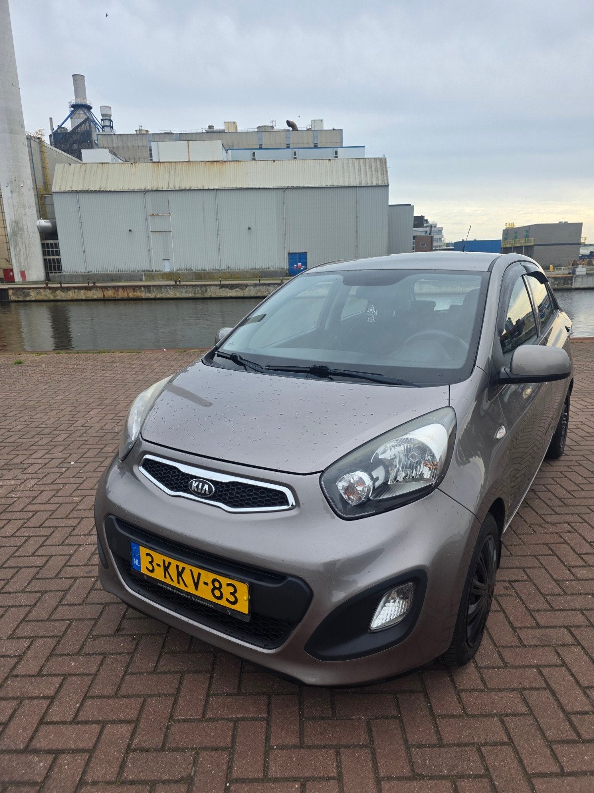Kia Picanto 1.0 Cvvt 5-DRS 2013 Grijs NAP, Auto's, Voorwielaandrijving, Stof, 400 kg, Origineel Nederlands