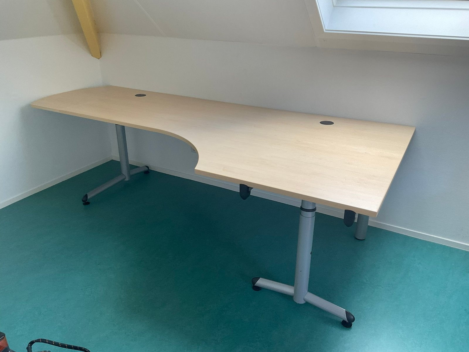 Hoekbureau plus bureaublok, Ophalen, Zo goed als nieuw