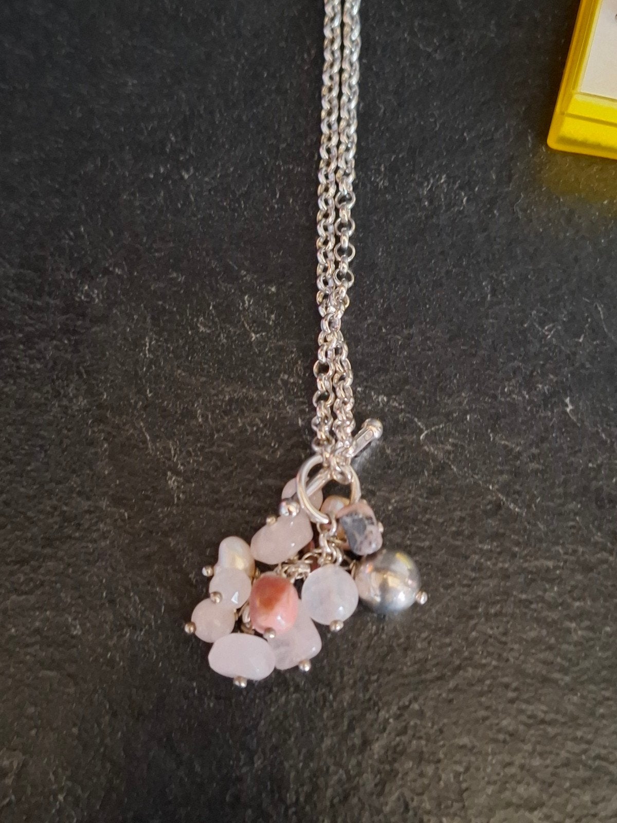 Ketting met hanger Sylvie Meis Collectie Pure, Overige materialen, Gebruikt, Ophalen of Verzenden, Roze