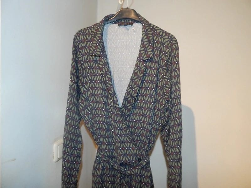 King Louie broek pak jumpsuit helemaal in print Als Nieuw 40, Maat 38/40 (M), Zo goed als nieuw, King Louie, Meerkleurig