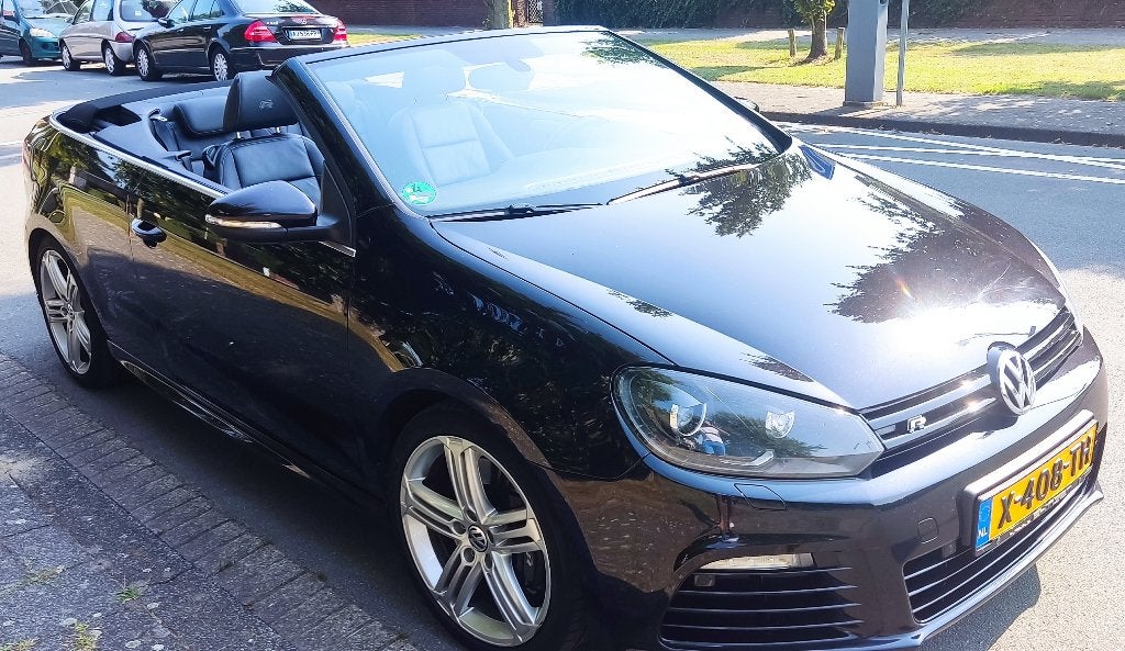 Volkswagen cabriolet R zeldzame originele ABT 310PK, Automaat, Zwart, 4 stoelen, Zwart