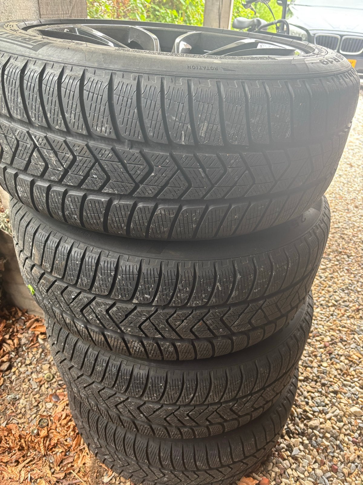 BMW X5 winterbanden 255/50 R19 - Slechts 3 maanden gebruikt, Gebruikt, 255 mm, Winterbanden, Band(en)