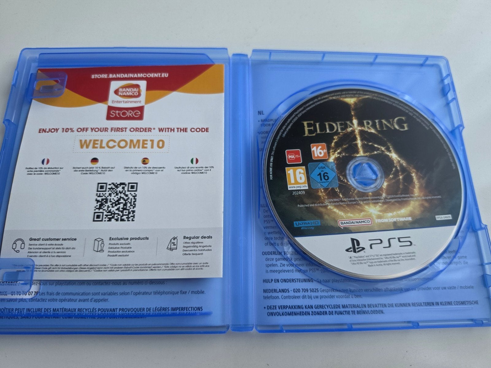 Elden Ring PS5 - Zo goed als nieuw Lees Beschrijving Aub, Online, 23 Rue des Martyrs, 69002 Lyon, Frankrijk, Support@bandainamcoent.eu