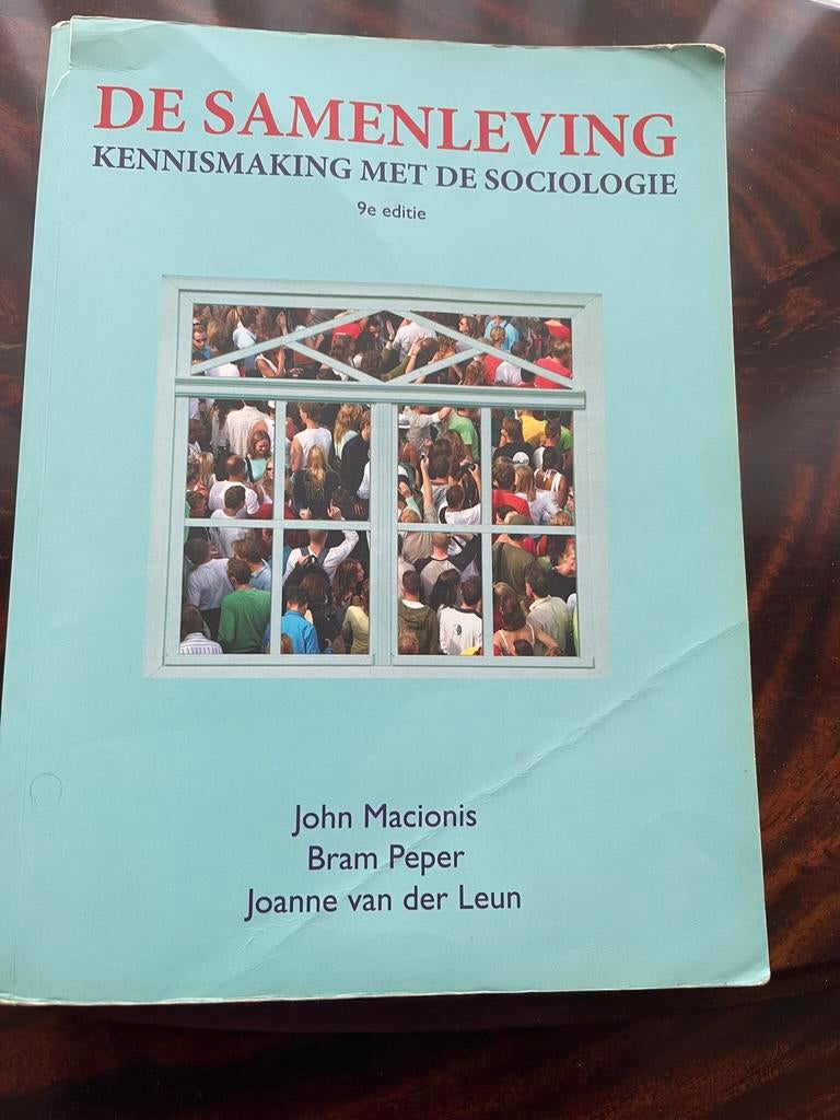 De Samenleving Kennismaking Met De Sociologie, Boeken, Ophalen of Verzenden, Alpha, Zo goed als nieuw, HBO