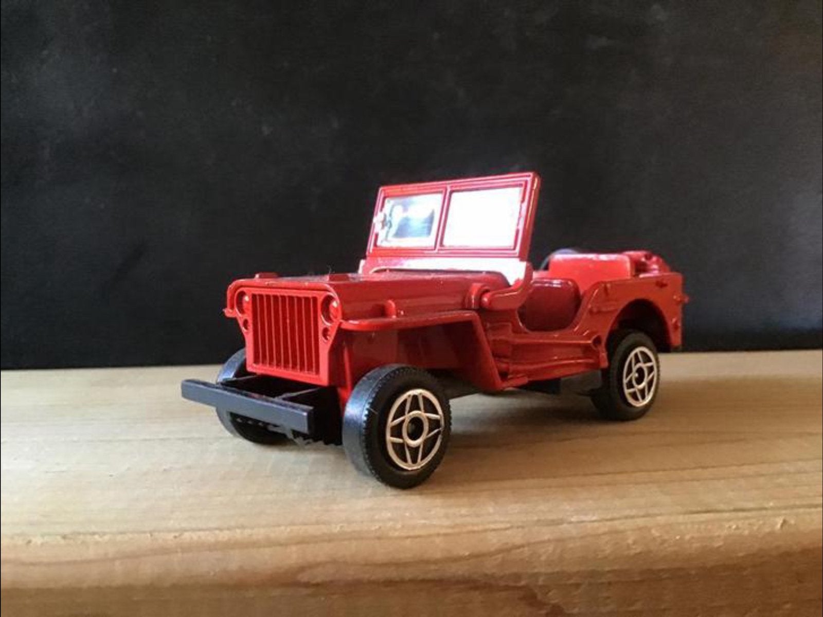 Willy’s jeep van Solido 1:43, Ophalen of Verzenden, Zo goed als nieuw, Auto, Solido