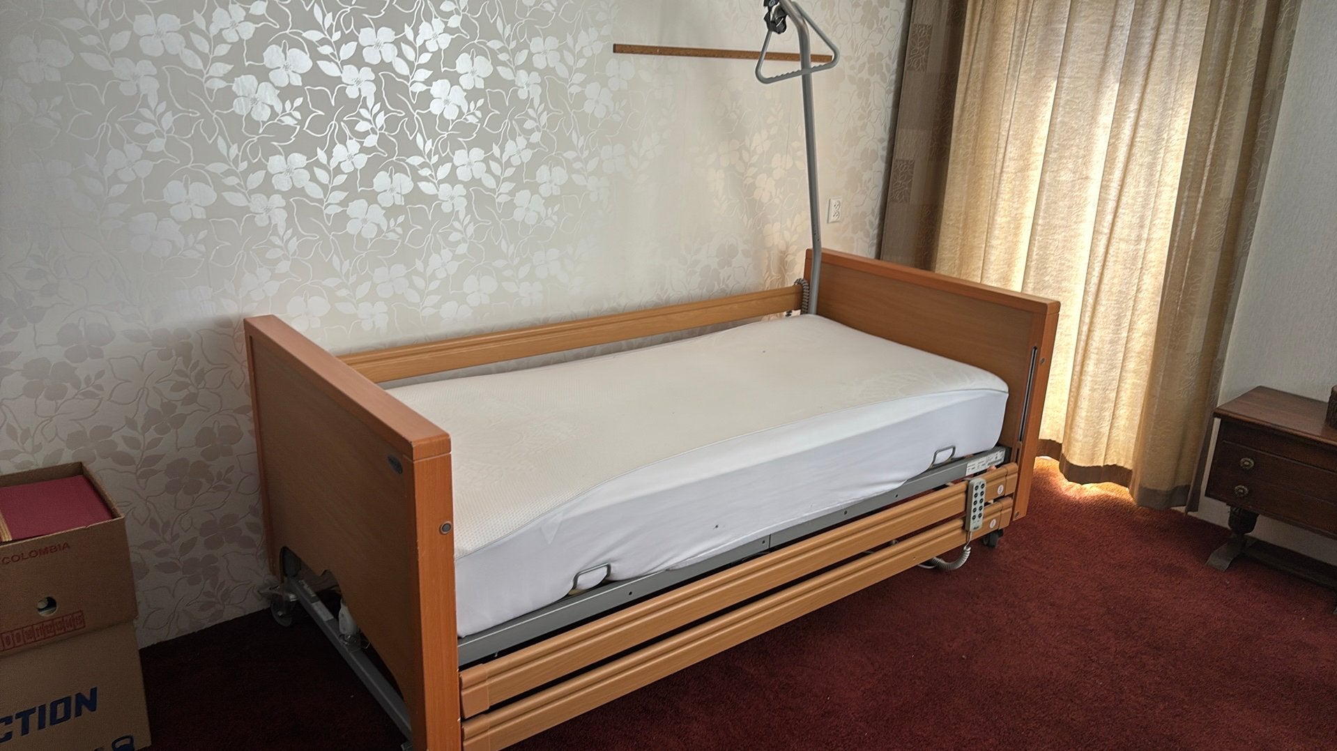 Hoog Laag bed 90x200, Huis en Inrichting, Slaapkamer | Bedden, Ophalen, Gebruikt