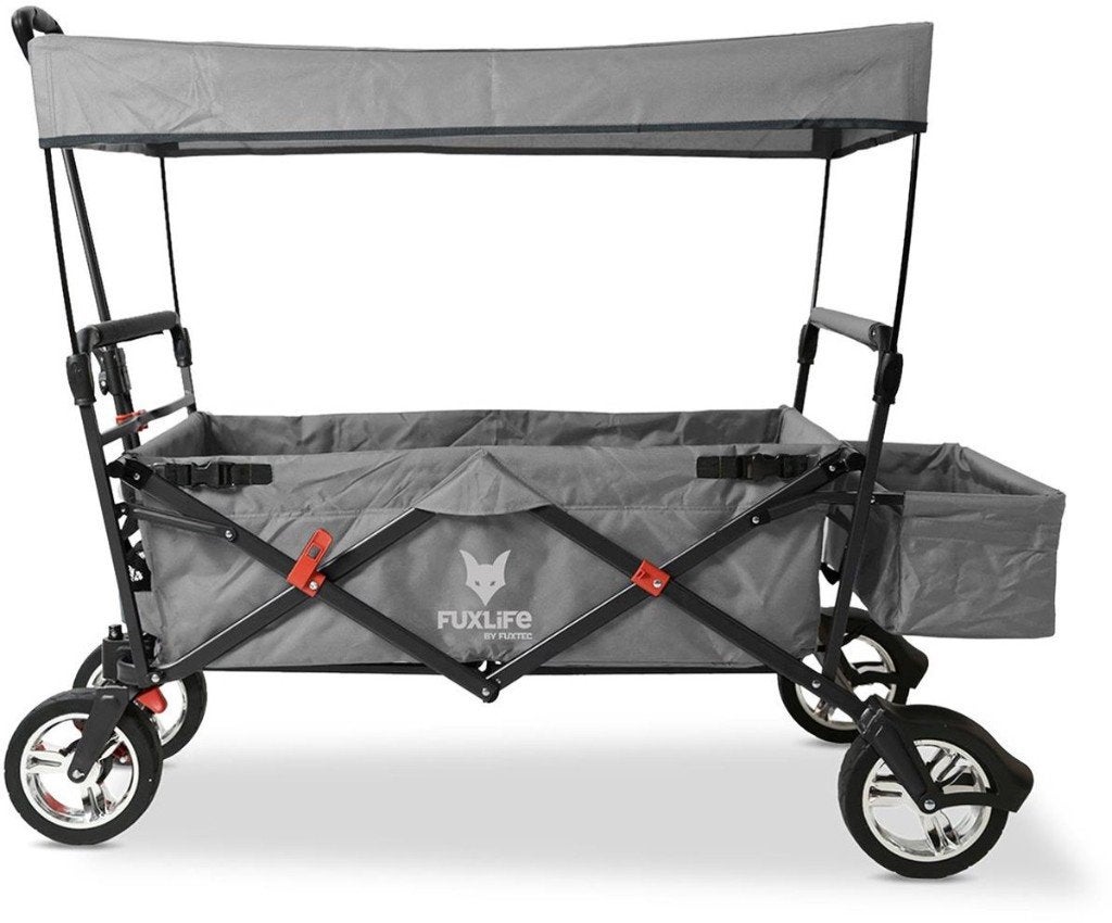 FUXTEC CT500 Bolderkar  Zo goed als nieuw Inclusief zonnedak, Caravans en Kamperen, Bolderkarren, Ophalen, Opvouwbaar, Zo goed als nieuw