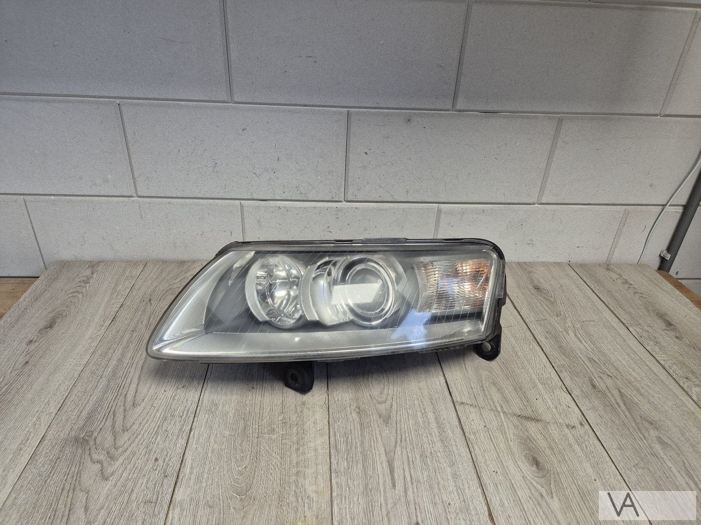 Audi A6 4f 2004 - 2009 xenon koplamp links met bochtlicht, Gebruikt, -, -, -