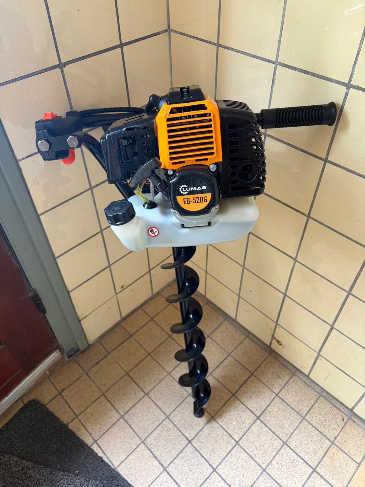 LUMAG EB520G BENZINE GRONDBOOR ( NIEUW ), Doe-het-zelf en Verbouw, Ophalen of Verzenden, Nieuw, Boormachine