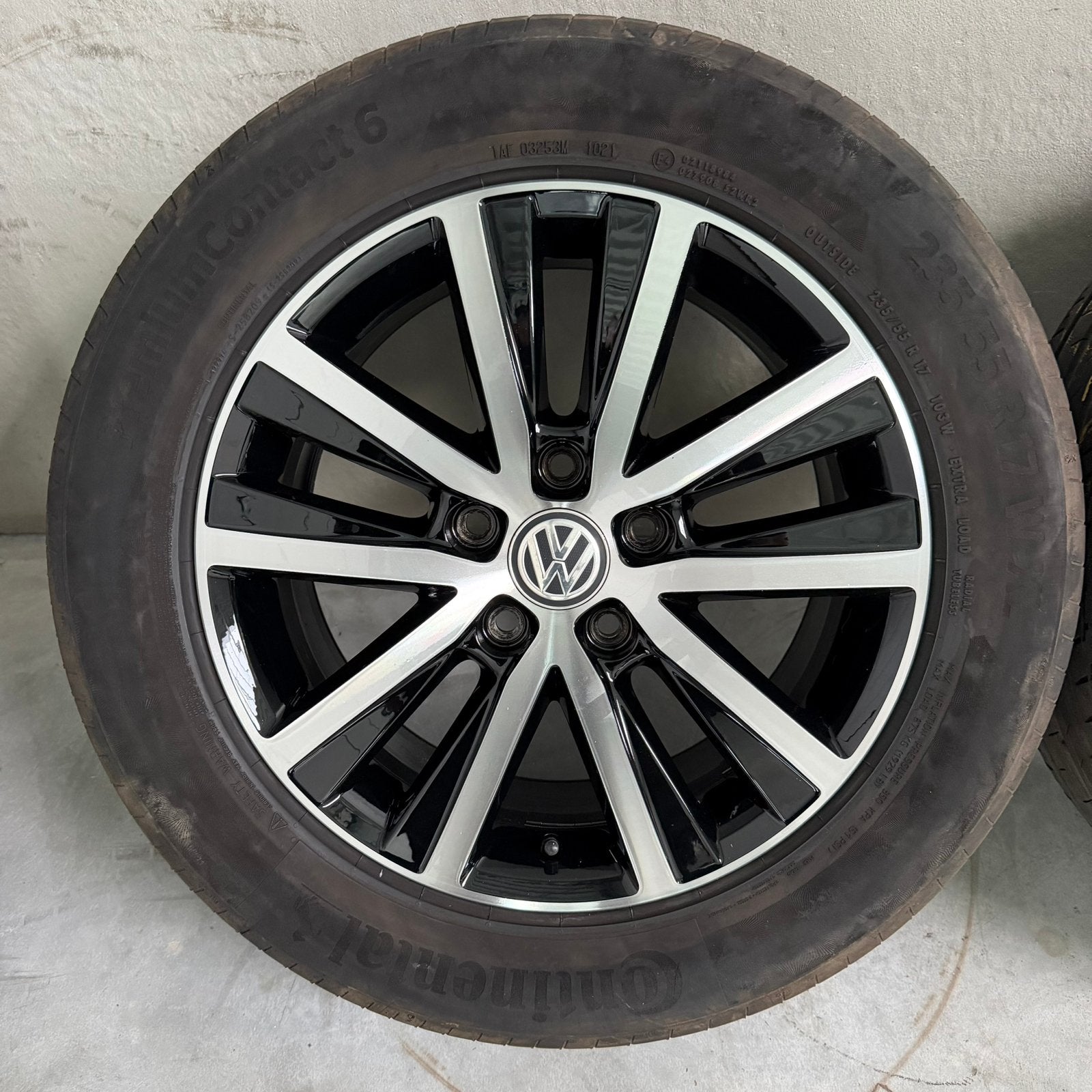 ☀️17 inch Origineel Volkswagen Transporter velgen met banden, Gebruikt, Banden en Velgen, 17 inch, Ophalen of Verzenden