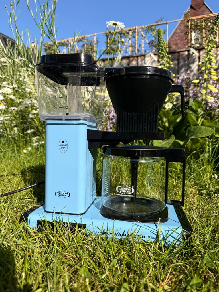 Moccamaster KBG Select Koffiezetapparaat Pastelblauw, Afneembaar waterreservoir, 10 kopjes of meer, Koffiemachine, Gemalen koffie