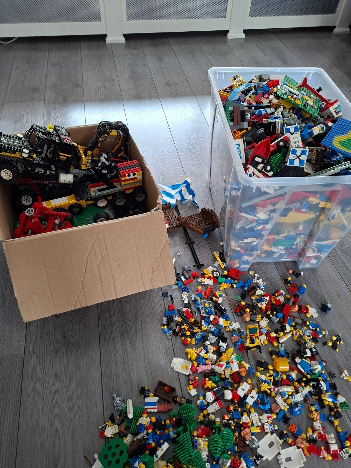 Grote partij Lego met instructies en grondplaten 25 kilo, Ophalen, Gebruikt, Lego, Inclusief extra onderdelen