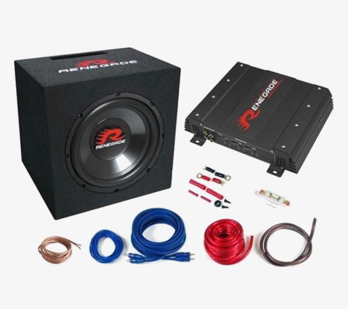 Enegade EBK 550XL subwoofer inclusief versterker, Auto diversen, Gebruikt, -, -, Ophalen of Verzenden