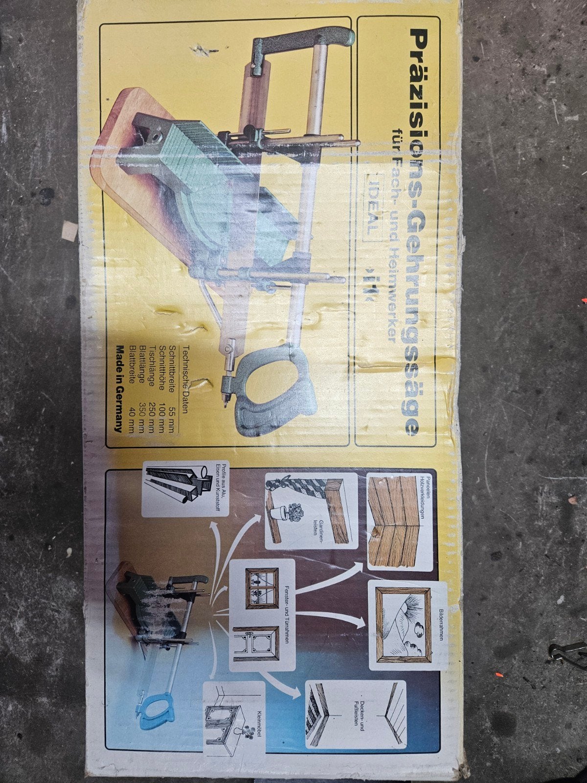 kupper IDEAL 'i1' - als nieuw verstekzaag, Overige typen, Ophalen of Verzenden, Zo goed als nieuw, IDEAL