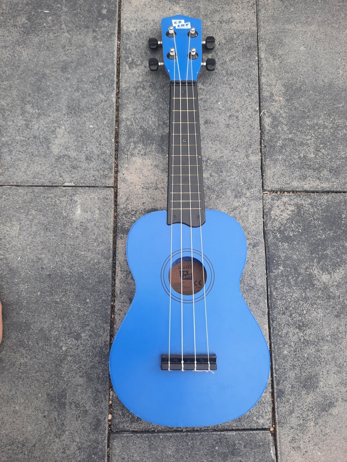 Blauwe gitaar (ukelele) - 52 cm lang, werkt nog goed, Ophalen, Gebruikt, Overige typen