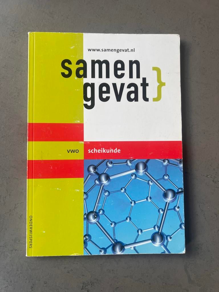 Samengevat VWO Scheikunde, Ophalen of Verzenden, Beta, Zo goed als nieuw, Overige niveaus