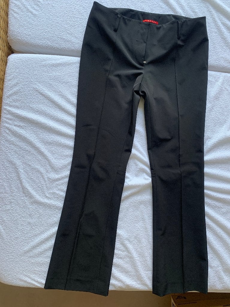 PRADA zwarte dames pantalon, Zwart, Ophalen of Verzenden, Onbekend, Maat 36 (S)