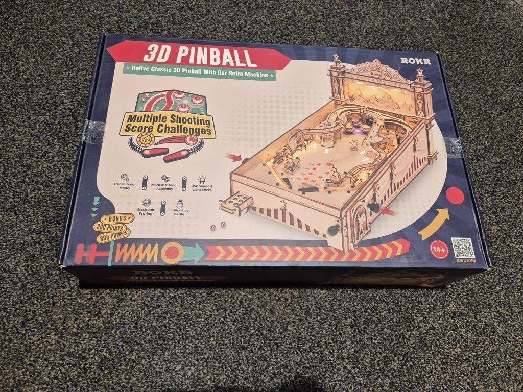 Robotime 3D Pinball ROKR, Ophalen of Verzenden, Nieuw, Hout, Overige typen