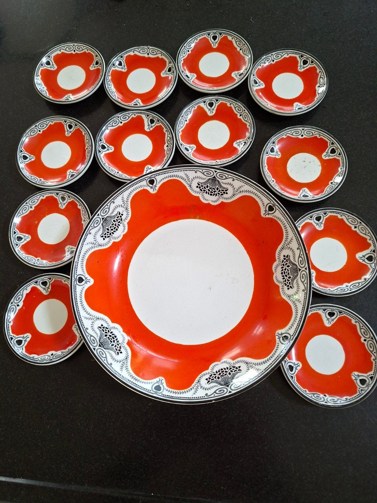 Vintage Société Céramique Maastricht Tosca servies, Antiek en Kunst, Ophalen of Verzenden