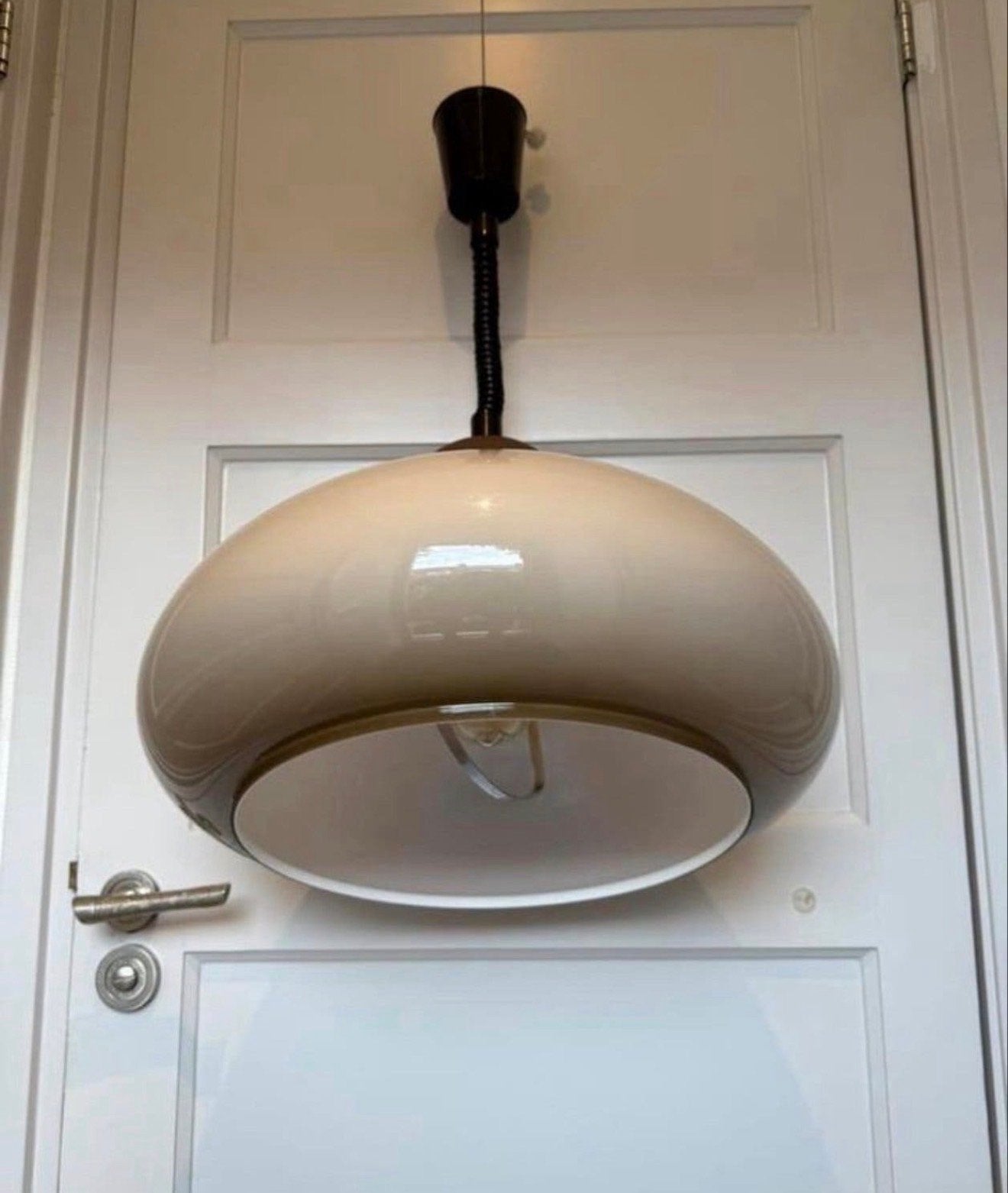Dijkstra Mid-Century Space Age Trekpendel Hanglamp, Kunststof, Gebruikt, X, E27 (groot)