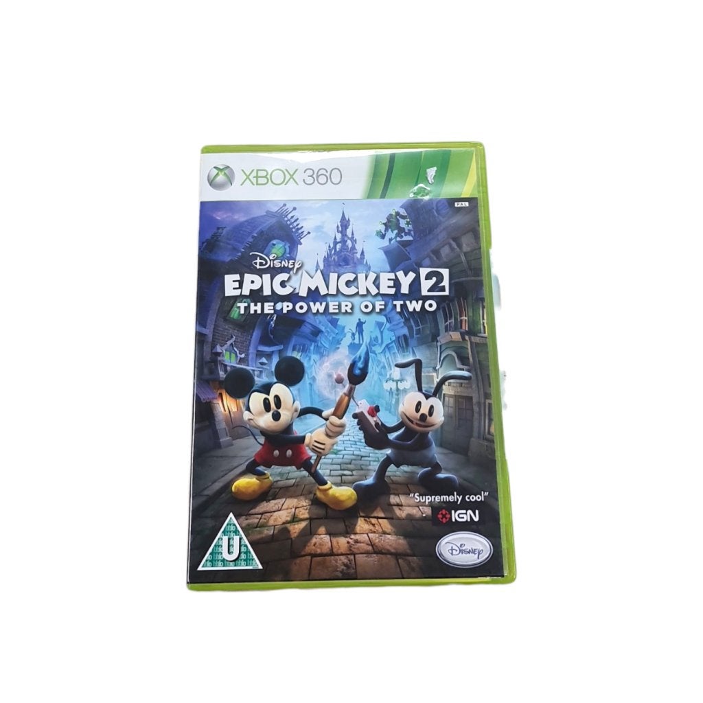 Disney Epic Mickey 2 The Power Of Two Xbox 360 Game, Walt Disney, Zo goed als nieuw, Support@waltdisney.com, 500 S. Disneyland Drive
Anaheim, CA 92802
USA