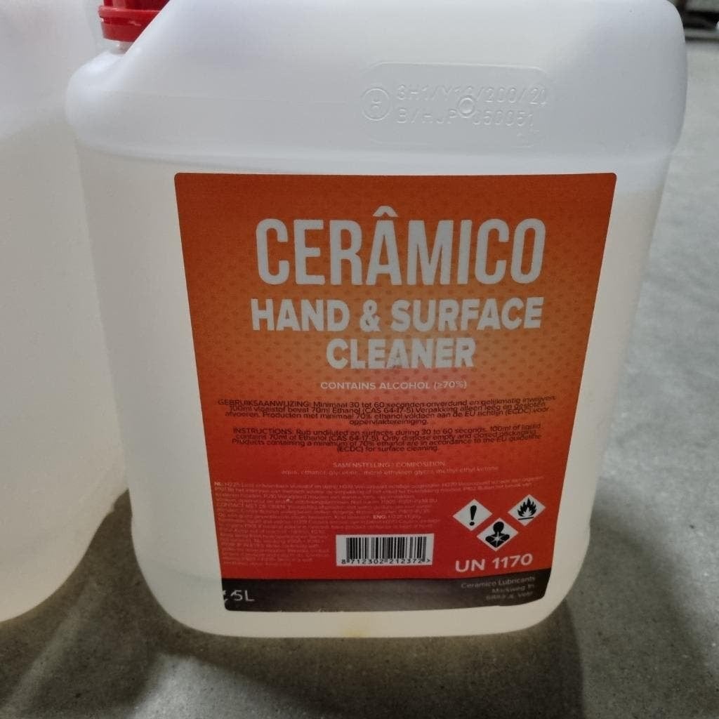 HANDREINIGER  CERAMICO DESINFECTIEMIDDEL OPPERVLAKTE, Huis en Inrichting, Schoonmaakartikelen, Ophalen, Overige typen