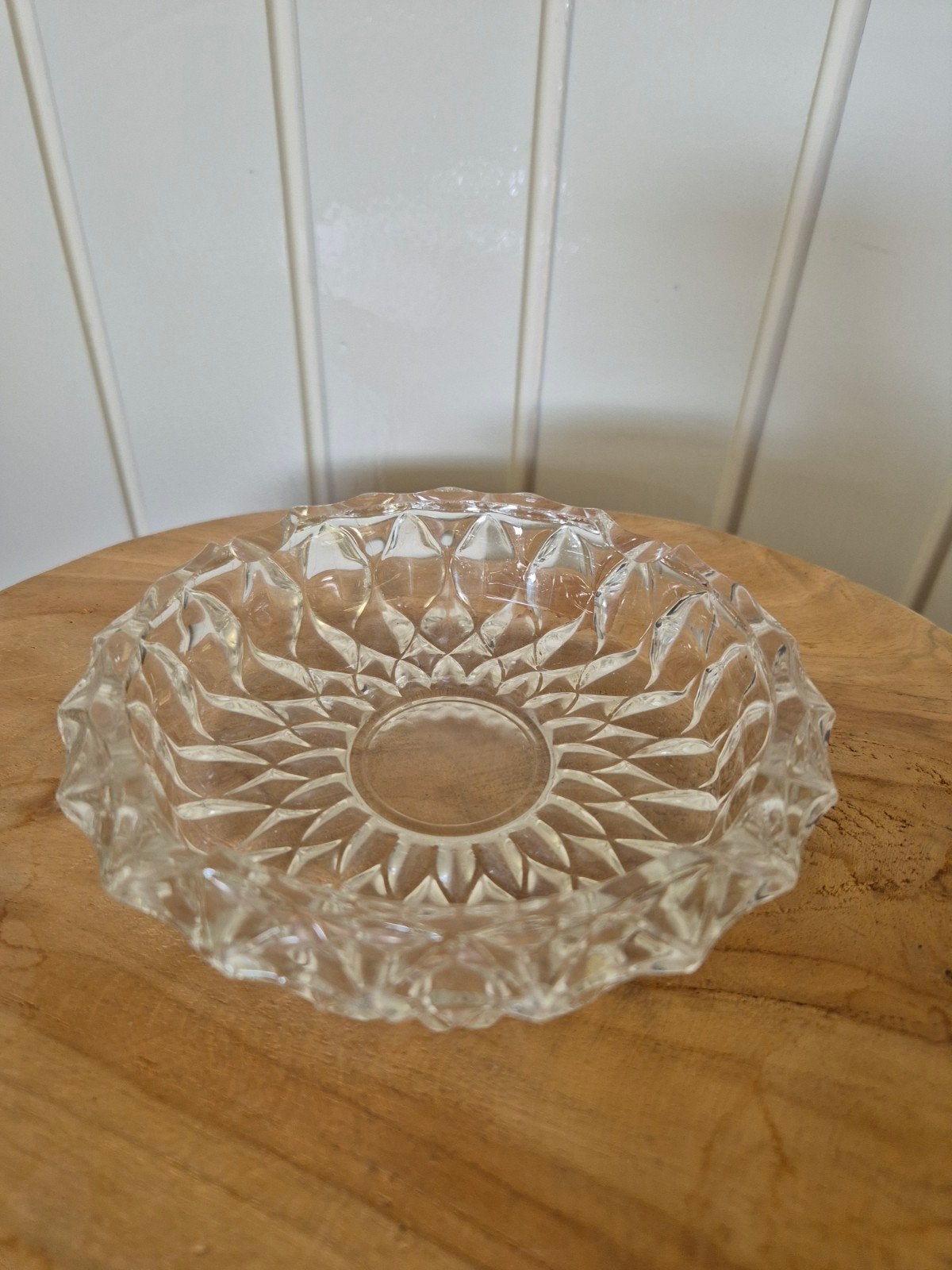 Vintage Glazen Asbak, Ophalen of Verzenden