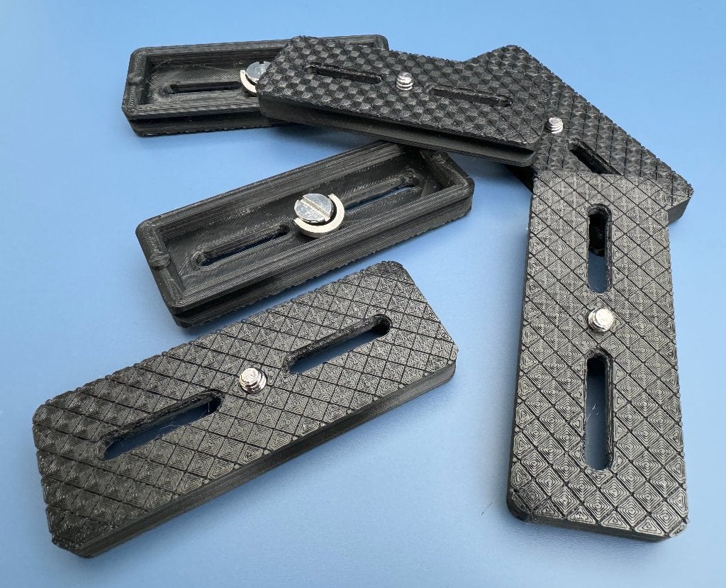 Tripod statief mount plate 10cm met montageschroef, Ophalen of Verzenden, Nieuw, Overige typen