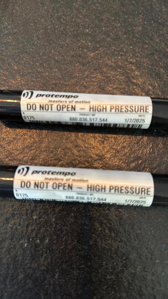 Gasveren voor hefdak camper, Caravans en Kamperen, Ophalen of Verzenden, Zo goed als nieuw