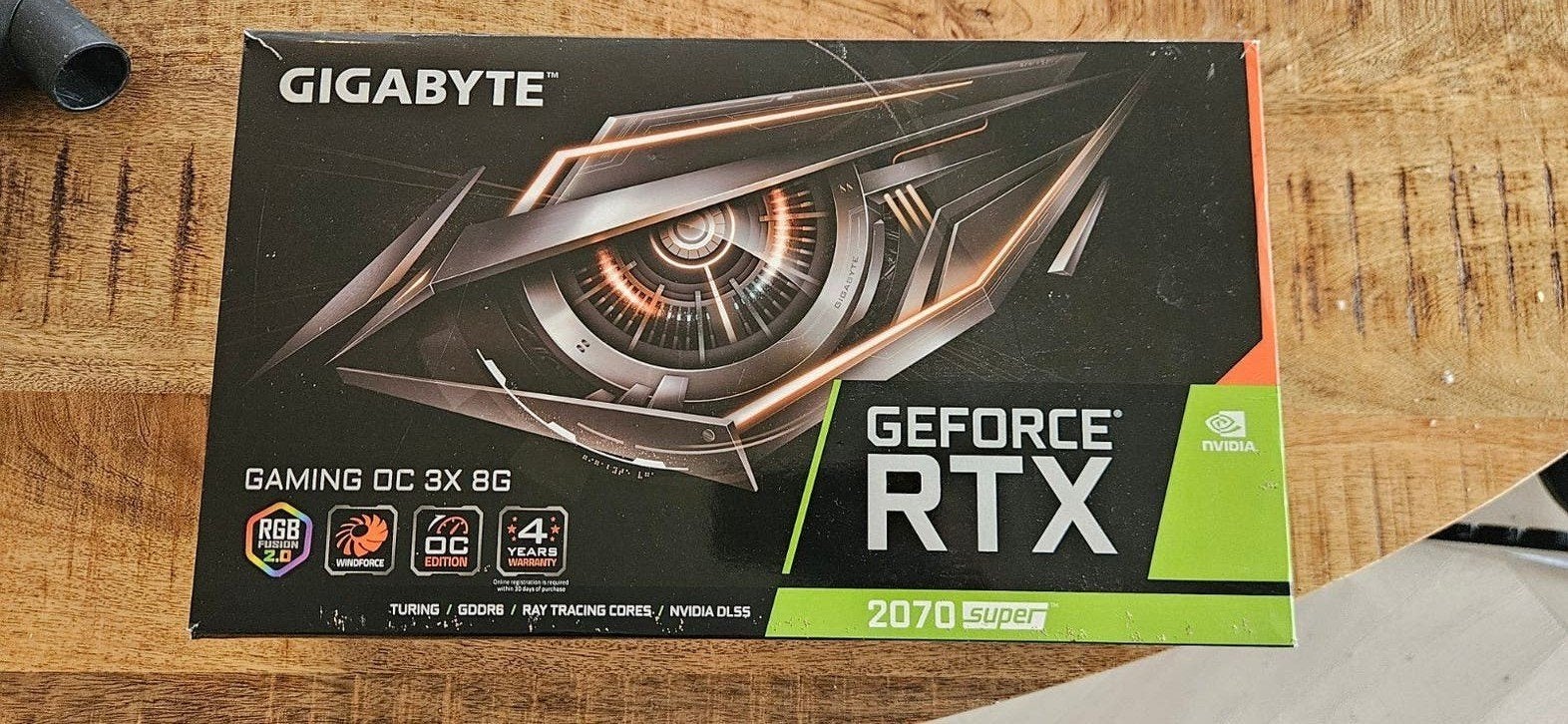 Gigabyte GeForce RTX 2070 Super Gaming OC 3X 8G, Computers en Software, PCI-Express 3, GDDR6, Ophalen of Verzenden, Zo goed als nieuw