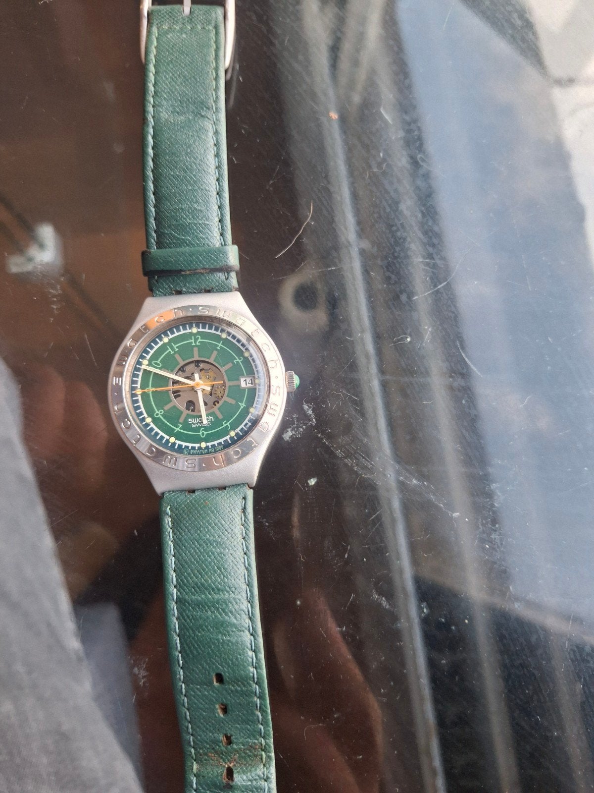 tk swatch irony skeleton horloge 1995, Sieraden, Tassen en Uiterlijk, Horloges | Heren, Staal, Polshorloge, Swatch, Ophalen of Verzenden