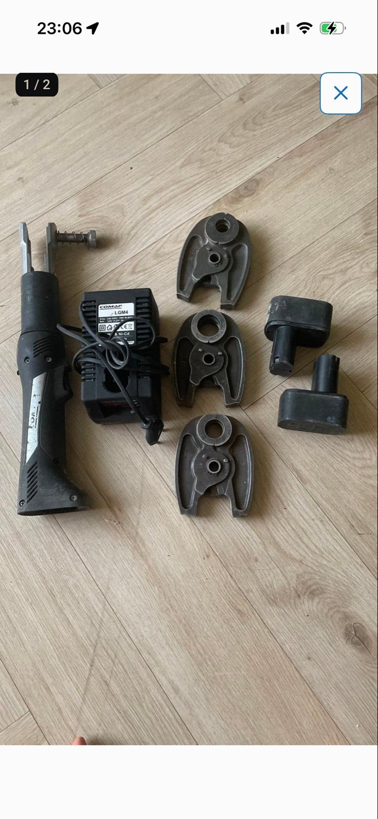 Uponor persmachine met bekken, Doe-het-zelf en Verbouw, Ophalen of Verzenden, Gebruikt, Overige typen, Overige merken