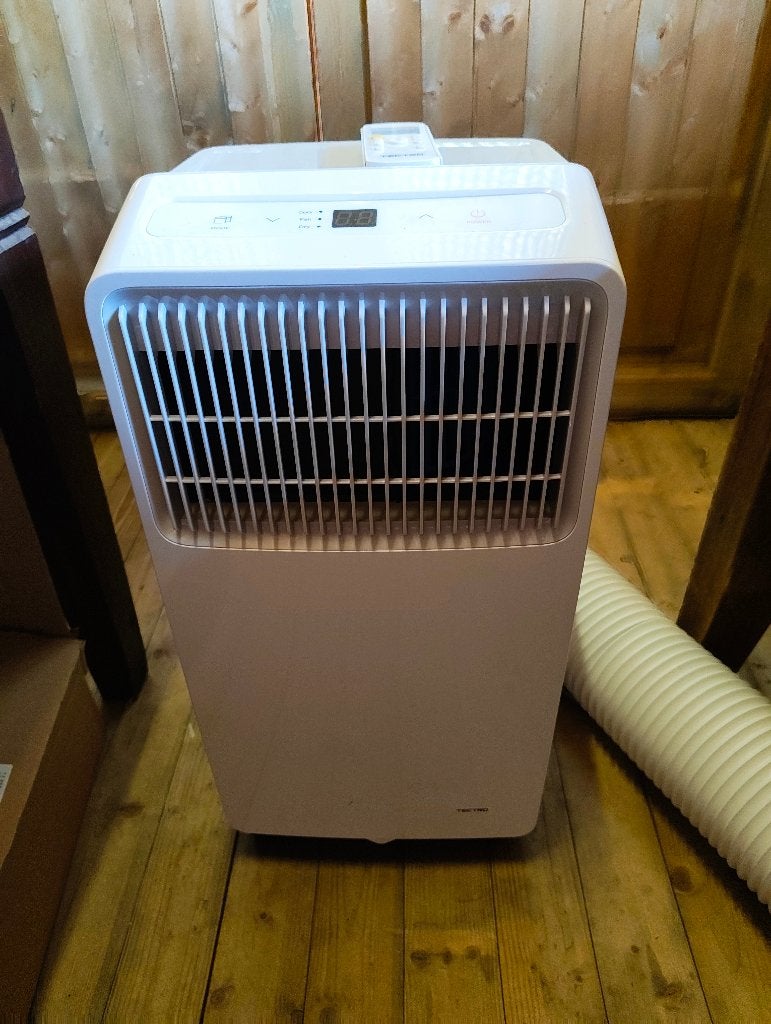 Mobiele Airco Tectro, Ophalen, 3 snelheden of meer, Zo goed als nieuw, Koelen en Ontvochtigen