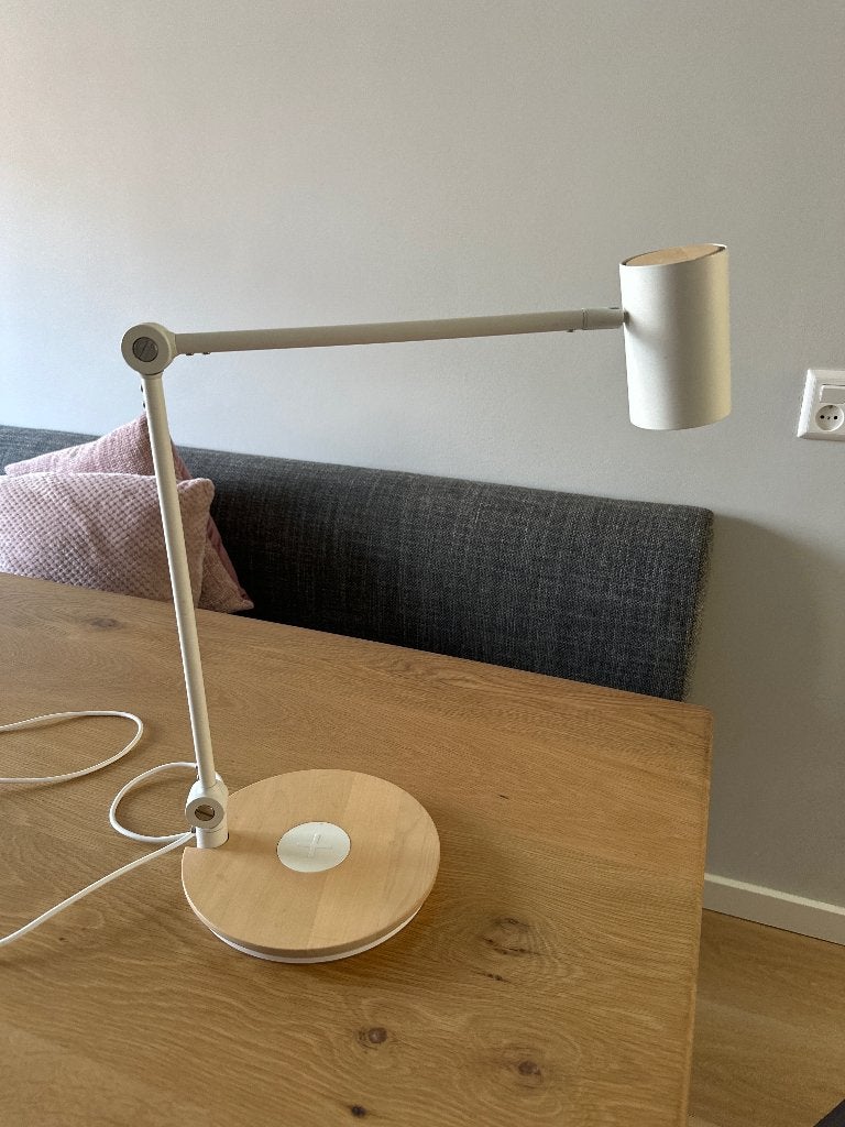 IKEA Riggad led lamp, Bureaulamp, Scandinavisch, Ophalen of Verzenden, Zo goed als nieuw