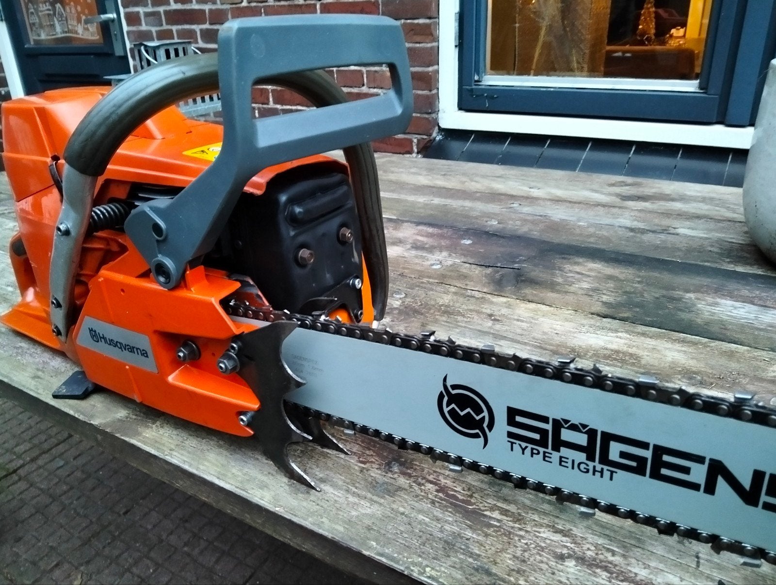 Professionele Husqvarna 395XP kettingzaag, Ophalen of Verzenden, Zo goed als nieuw, Husqvarna