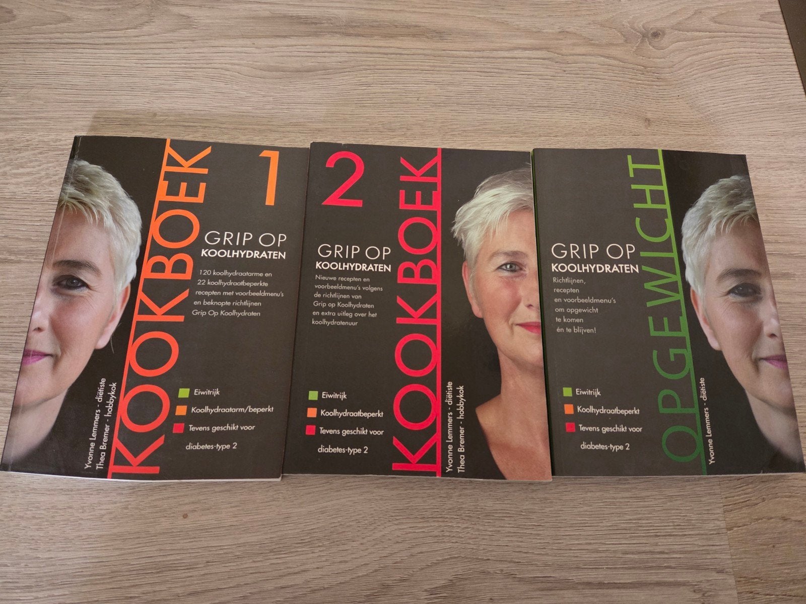 Grip op Koolhydraten Kookboeken (3-delige set), Voorgerechten en Soepen, Gezond koken, Overige gebieden, Yvonne Lemmers, Theo Bremer