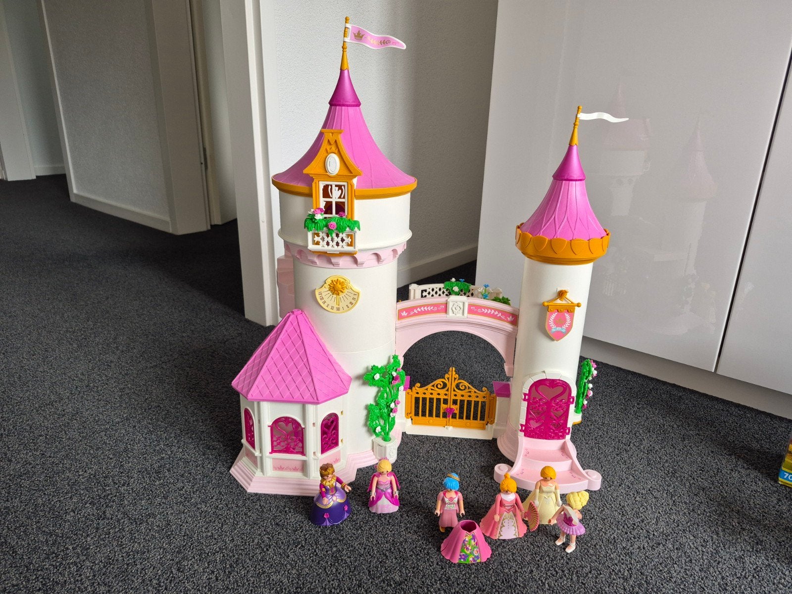 Playmobil Prinsessenkasteel met figuren, Kinderen en Baby's, Speelgoed | Playmobil, Ophalen of Verzenden, Zo goed als nieuw, Complete set